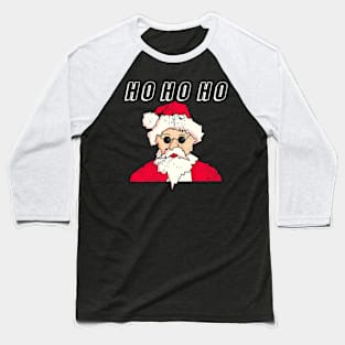 A Christmas Santa Baseball T-Shirt